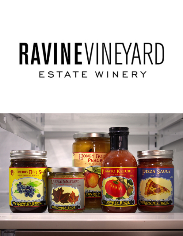 Ravine Vineyard Estate Winery's Lowrey Bros. products